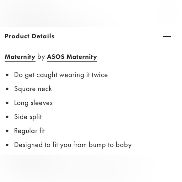 Asos Maternity Ribbed Sweater Dress - Picture 7 of 8